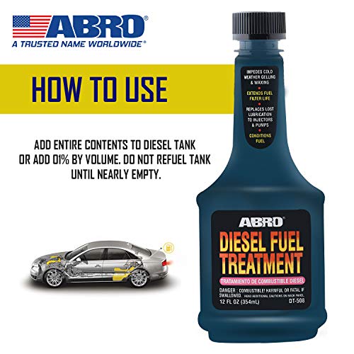 Abro DT-508 SUV Car Diesel Fuel Treatment for Injector Cleaning & Easy Fuel Combustion (354 ml) - Image 4