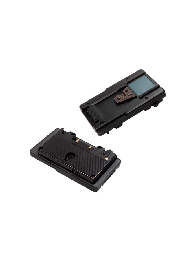 لوحة محول بطارية من منفذ بطارية جولد ماونت إلى في ماونت مع منفذ D-tap أسود - Image 2