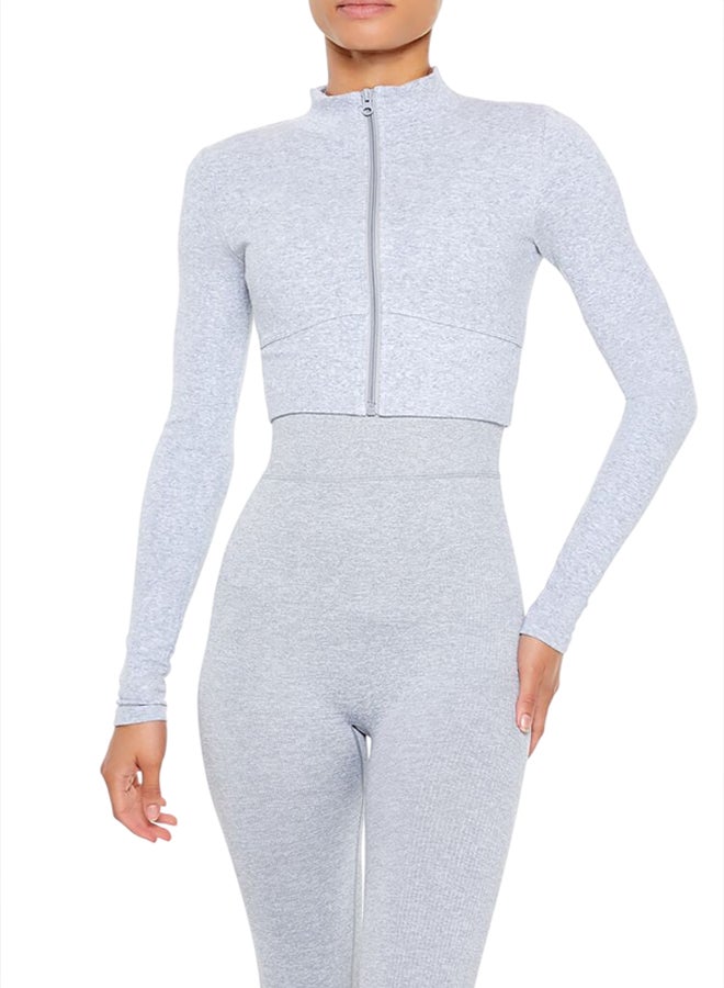 FOREVER 21 Active Seamless Zip-Up Jacket - Image 1