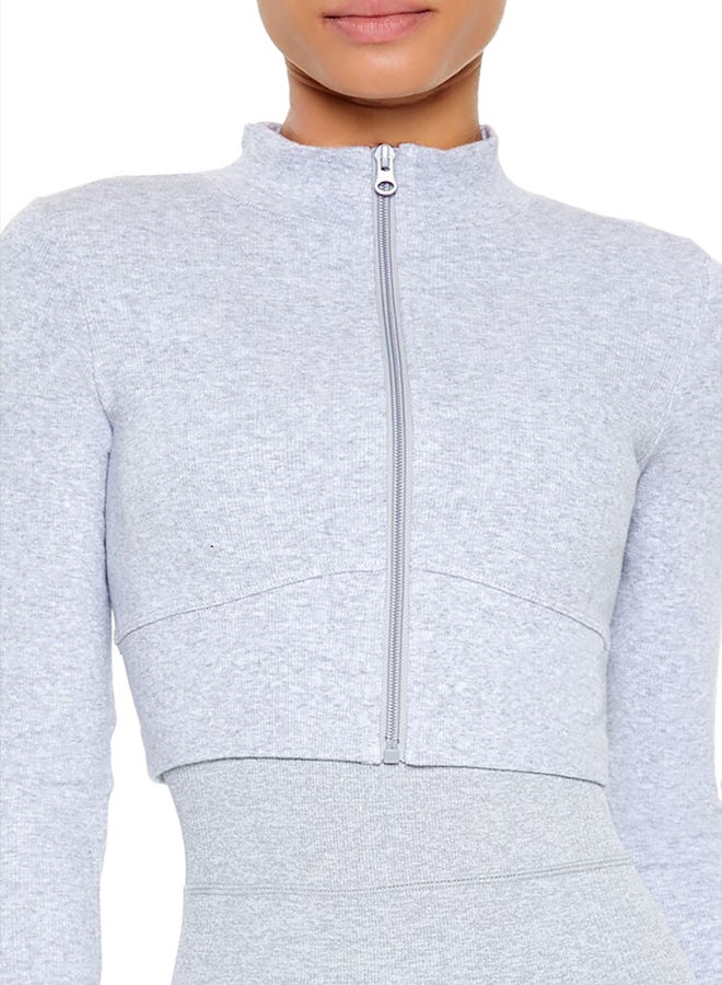 FOREVER 21 Active Seamless Zip-Up Jacket - Image 3