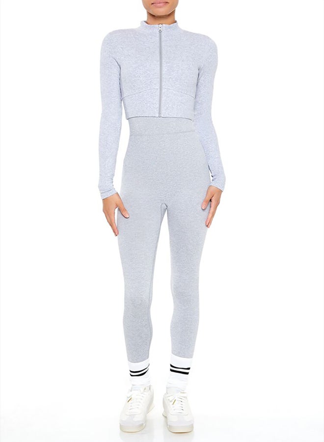 FOREVER 21 Active Seamless Zip-Up Jacket - Image 2