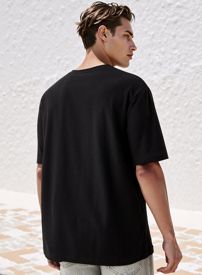 اس بي كاركترز تيشيرت بطبعة جرافيك بقصة مريحة - Image 3