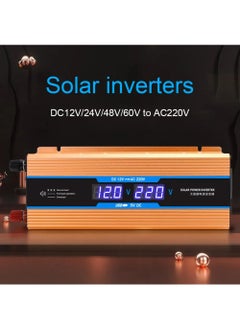 EzzySo 1200W Car Power Inverter DC 12V to AC 220V Converter Modified Sine Wave Inverter High Frequency Watt Power Charger Inverter  - Image 3