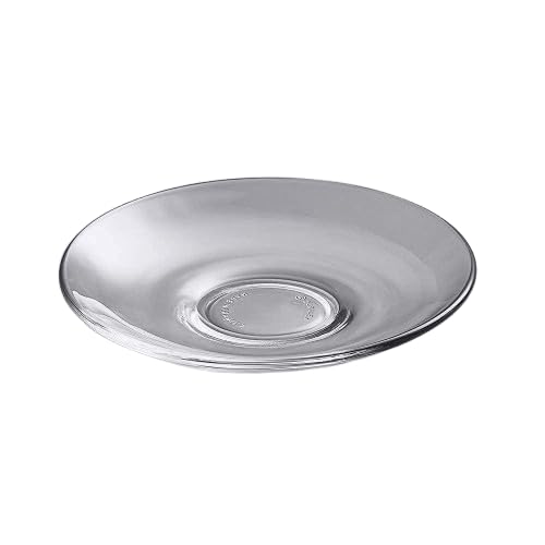 Zashvi Zashvi Glass Saucer 120ML 6PCS BL Glass Plate Saucers Safe in Microwave Great for Servicing Cookies Snacks Fruits Coffee and Tea Cup  - Image 1