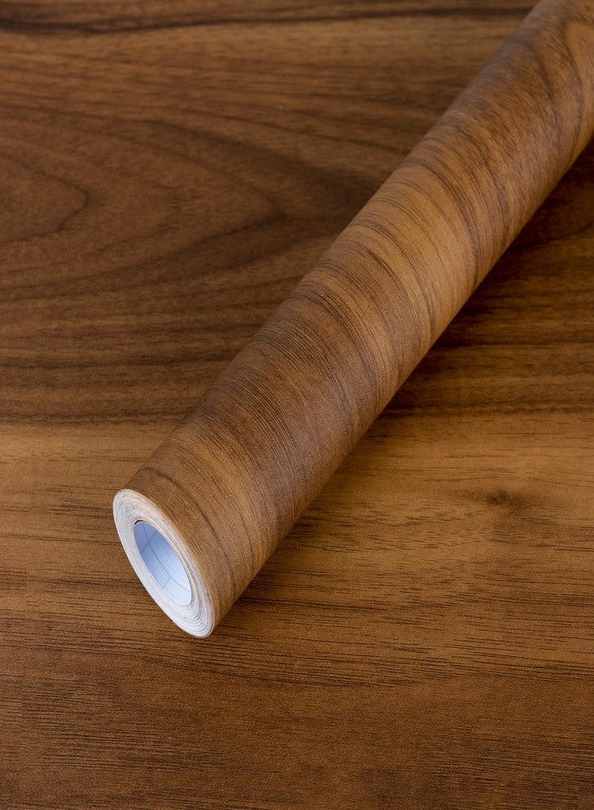 COSNIGHT ورق جدران لاصق بتصميم خشبي من COSNIGHT، ورق حائط قديم قابل للإزالة 15.7''x118''، ورق حائط غير لامع طبيعي قابل للإزالة للأسطح، الخزائن والأدراج - Image 1