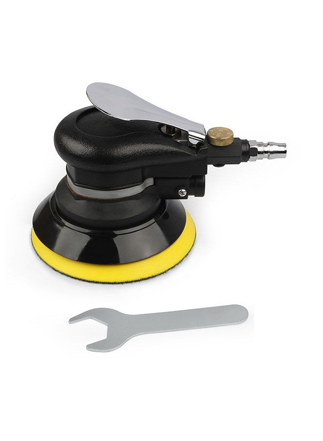 5'' Air Random Orbital Sander Heavy Duty Pneumatic Palm Sander Polishing Grinding Sanding for Car Metal Wood Wax Metal Work  - Image 1