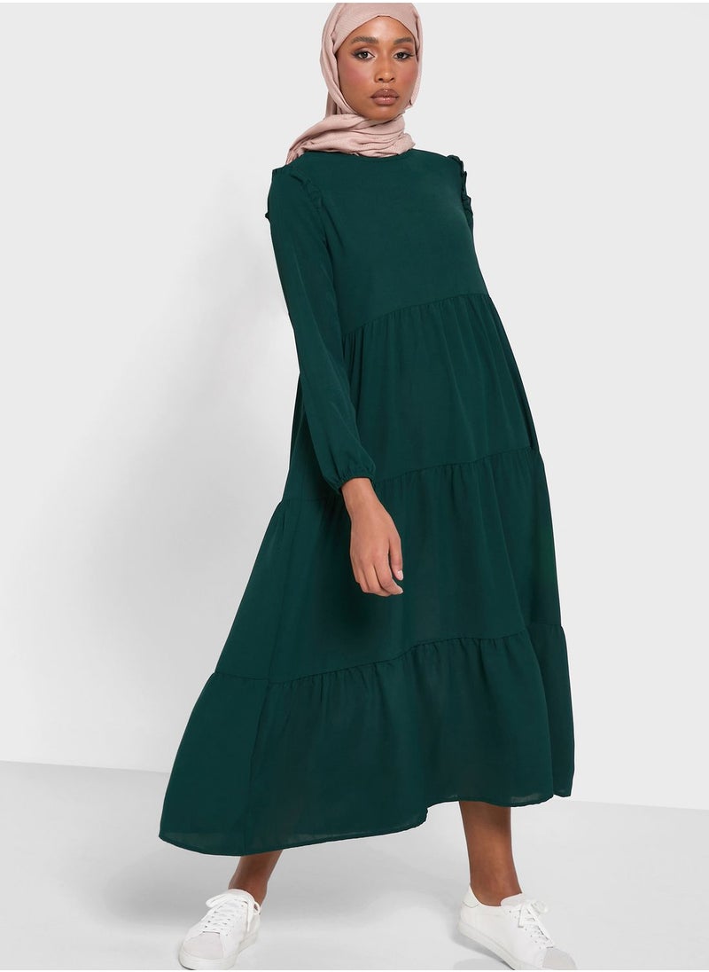 Khizana - Ruffle Detail Dress - Image 1
