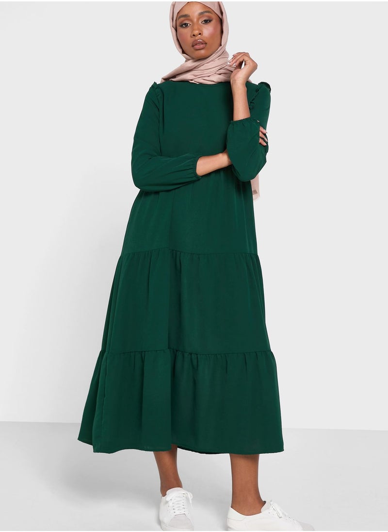 Khizana - Ruffle Detail Dress - Image 1