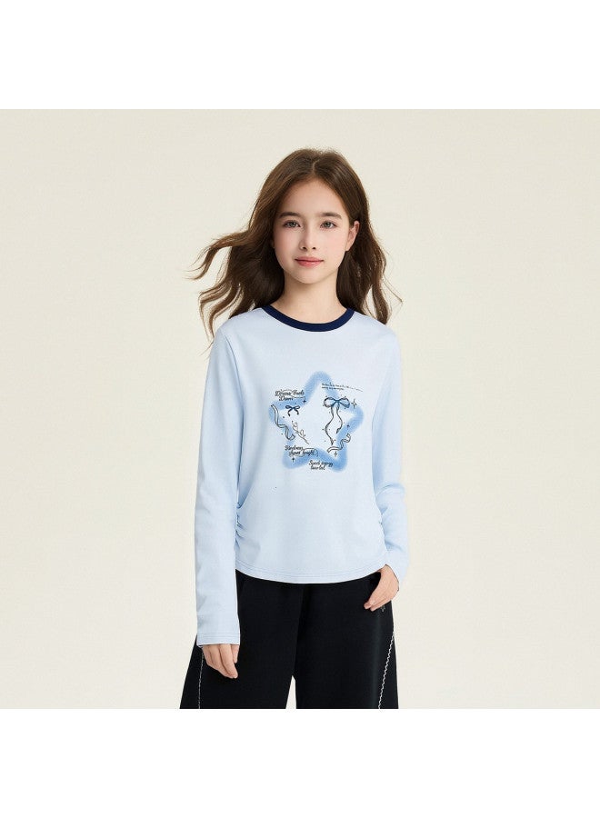 DEESHA Girls 26 Spring Older Kids Spring Outfit Children's Long Sleeve Top - Image 2