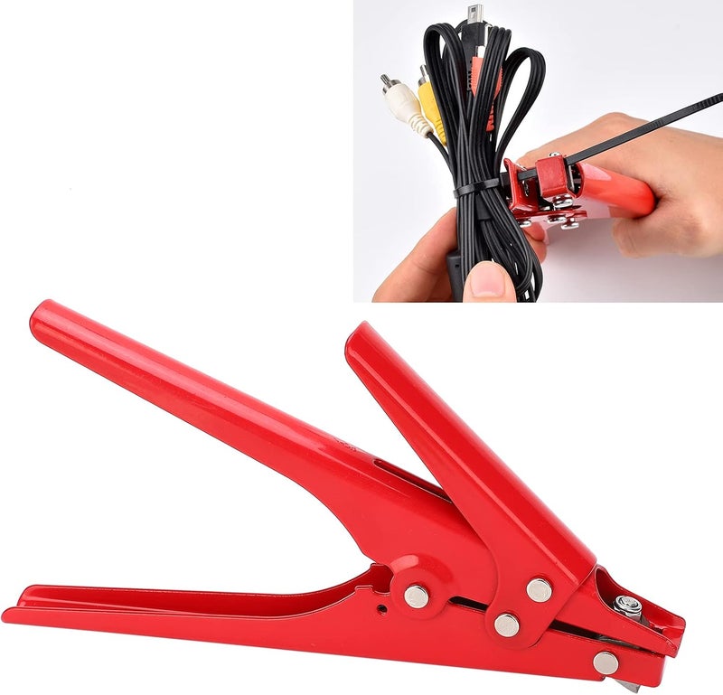 Cable Tie Cutter Tool Cable Tie Pliers Nylon HS 519 Portable Wire Pliers Hand Tool for Fast Bundling and Cutting High Carbon Steel Ergonomic Design - Image 5