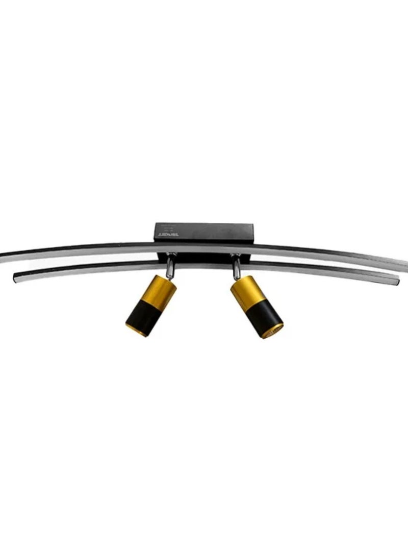 Light Gold 600mm Warm White LED Mirror - Image 1