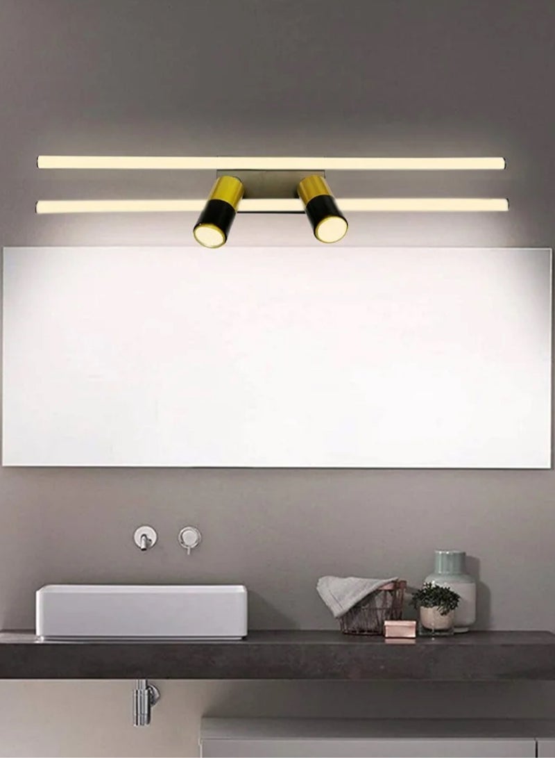 Light Gold 600mm Warm White LED Mirror - Image 2