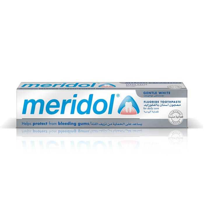 Meridol Fluoride Tooth Paste Gentle White 75 ml