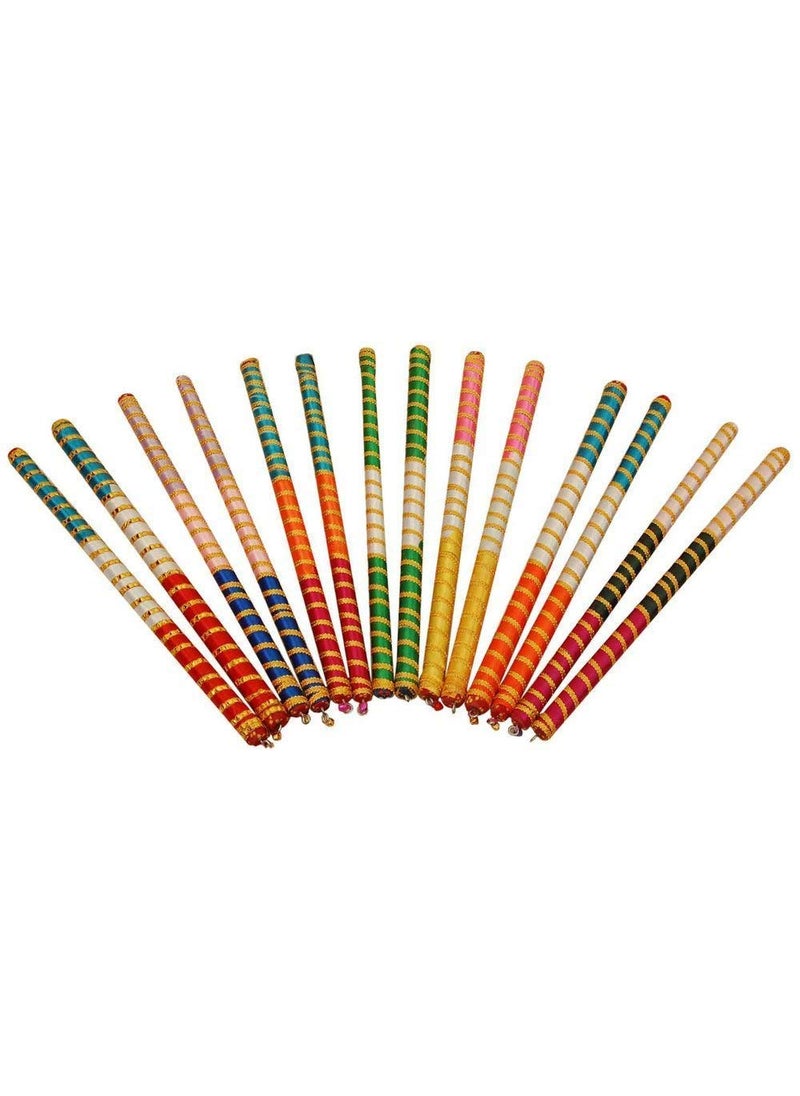 Meenakshi Handicraft Emporium meenakshi handicraft emporium Wooden Dandiya Sticks  - Image 2