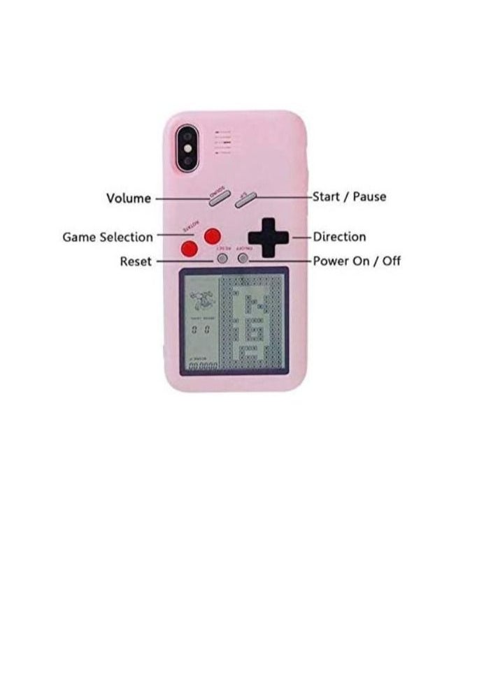 WAOKN - GameBoy Phone Cases for Iphone XS Silicone Game Boy Tetris TPU Soft Cover for Iphone XS Case - Image 1