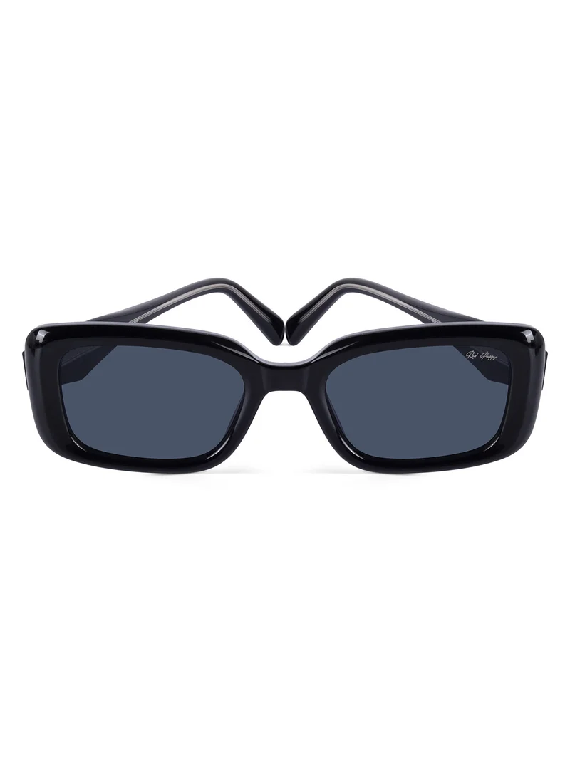 Woggles Red Pappy Eldrion Black Oversized Sunglasses