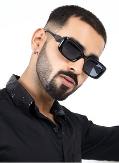 Red Pappy Eldrion Black Oversized Sunglasses
