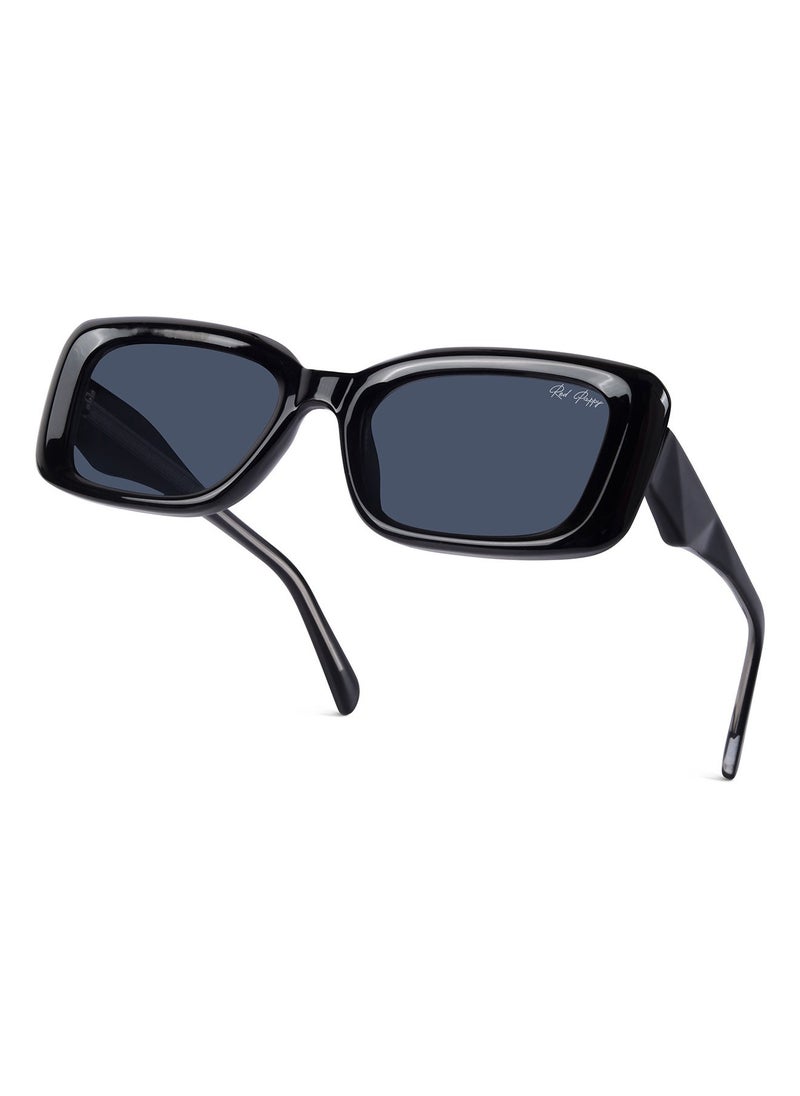 Woggles - Red Pappy Eldrion Black Oversized Sunglasses - Image 1