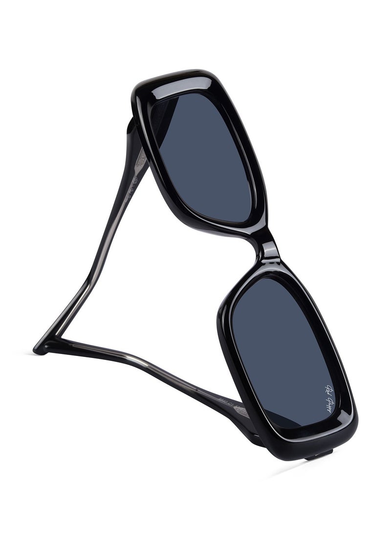 Woggles - Red Pappy Eldrion Black Oversized Sunglasses - Image 1