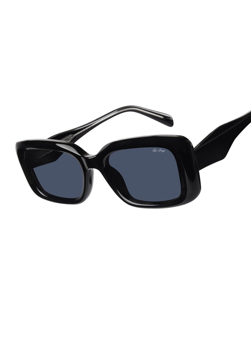Woggles - Red Pappy Eldrion Black Oversized Sunglasses - Image 1