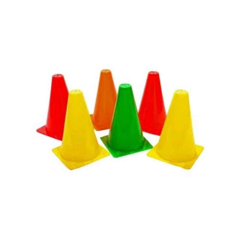 Fitfix Elevate Your Training Events with Fitfix® Sports Cone Marker pack of 12 Pcs Set Unleash Versatility and Durability for Every Activity - The Ultimate Solution comes in pack of 12 Pcs 9 inch Multicolour - Image 2