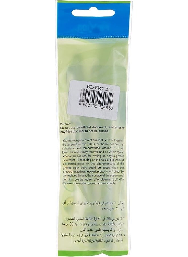 بايلوت قلم حبر جاف قابل للمسح من بايلوت فريكشن، قطعتان، مقاس 0.7 مم، أزرق - Image 3