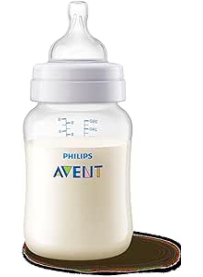 فيليبس زجاجة رضاعة أفينت مضادة للغازات – 260 مل، للأطفال من عمر شهر فأكثر – عالية الجودة، سهلة الاستخدام، مريحة وآمنة - Image 1