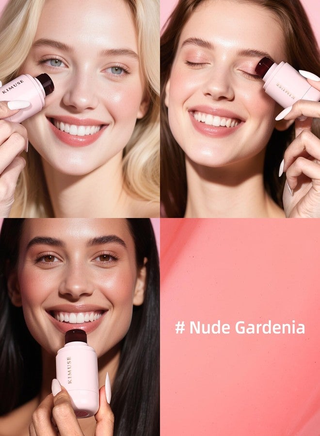 KIMUSE Jelly Cheek & Lip Tint, Multi-Purpose Makeup with Watercolour Effect - Light and Moisturizing Formula - Natural Modulable Colour - Vegan and Cruelty Free (Nude Gardenia) - Image 2