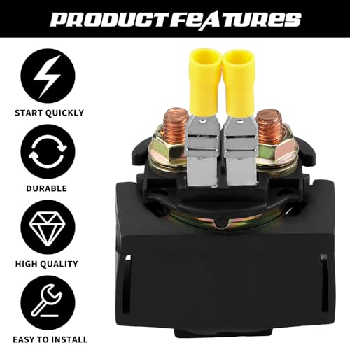 LOCOPOW Starter Solenoid Relay for Kawasaki Brute Force 750 650 Teryx 750 800 Bayou 300 400 Prairie 360 400 Lakota 300 Sport Mule 4000 4010 Trans Part - Image 4