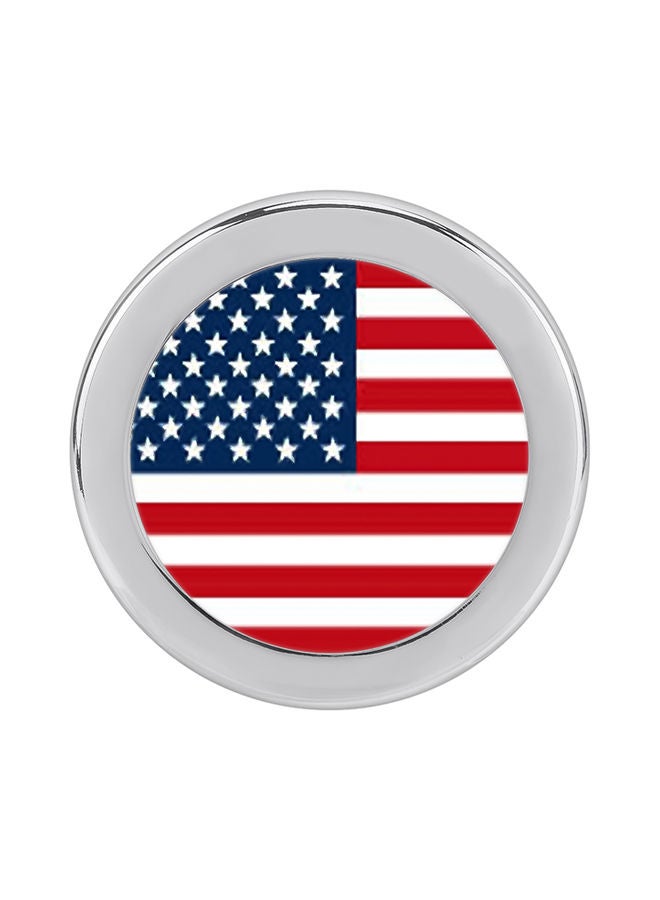 نيبمينينت ملصق زينة شبكي معدني بتصميم علم الولايات المتحدة الأمريكية لتزيين السيارة - Image 1