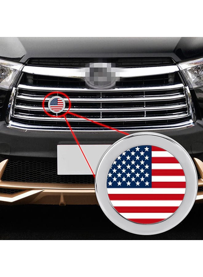 نيبمينينت ملصق زينة شبكي معدني بتصميم علم الولايات المتحدة الأمريكية لتزيين السيارة - Image 3