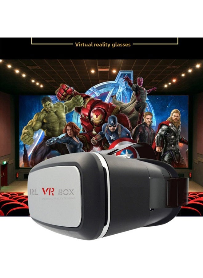 Generic Direct Vr Glasses Virtual Reality Head-mounted Vrbox 3d Glasses VRBOX A Generation Of Hair-Color:VR-1 Silver  - Image 2