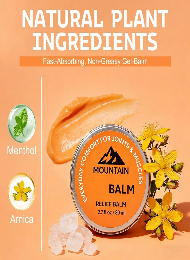 2Pcs Balm, Relief Balm, Fast Absorbing, Non-Greasy Formula, Soothing Gel Cream for Knee, Foot, Back - Image 3