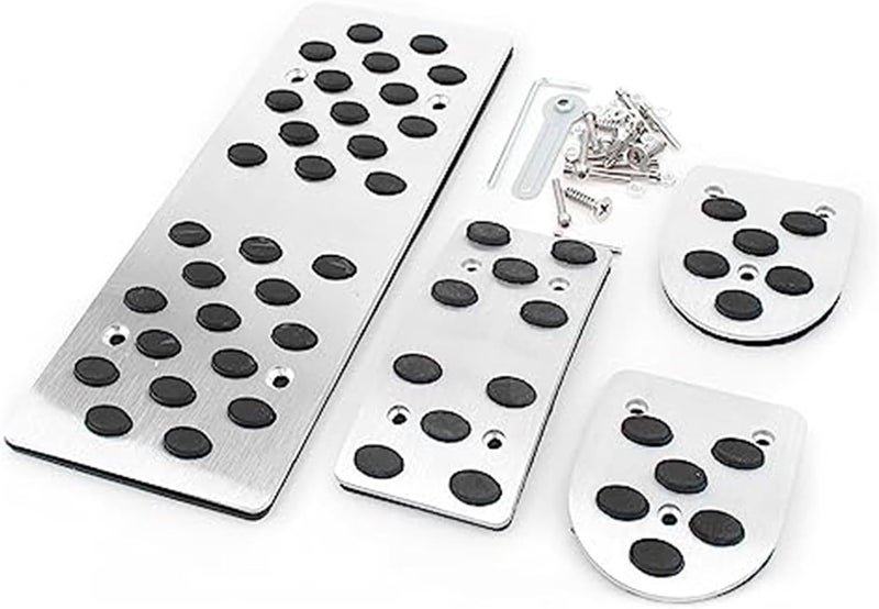 Wivplex Aluminum Foot Pedal Cover Set for Toyota - Image 1