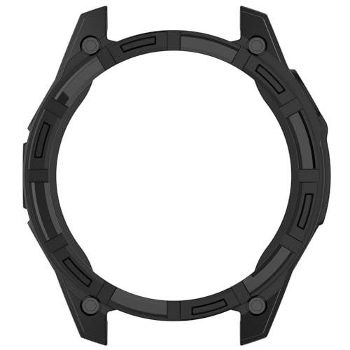 Disscool Case Cover Compatible with Garmin Fenix 8 51mm Smartwatch Soft Anti Drop TPU Replacement Protective Cases Shell Smart Watch Accessories(Black) - Image 5