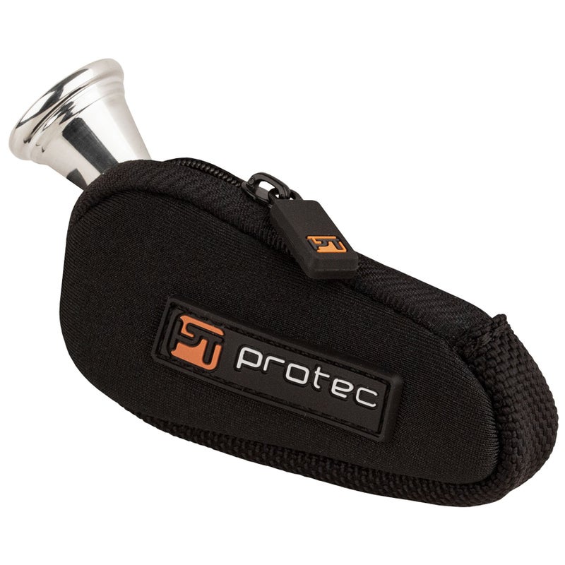 ProTec Pro Tec N202 Fitted Neoprene Mouthpiece Pouch for French Horn,Black - Image 5