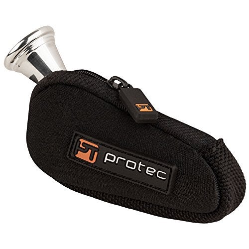ProTec Pro Tec N202 Fitted Neoprene Mouthpiece Pouch for French Horn,Black - Image 1
