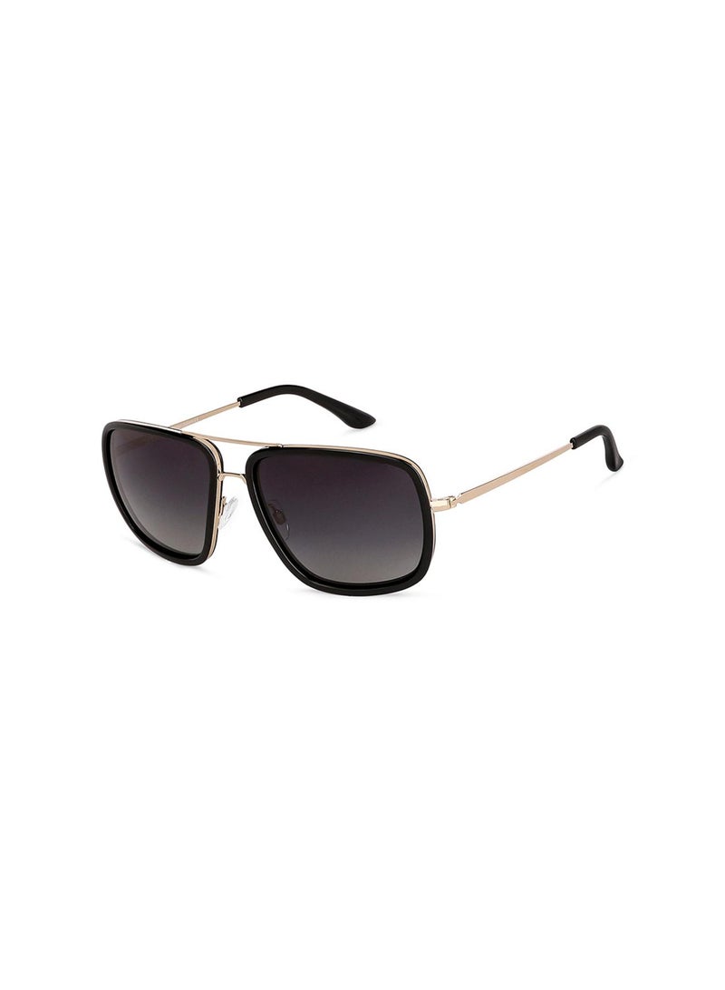 VINCENT CHASE Unisex Vincent Chase By Lenskart | Full Rim Square Branded Latest and Stylish Sunglasses | Polarized and 100% UV Protected | Men & Women | Large | VC S11748 - Image 2