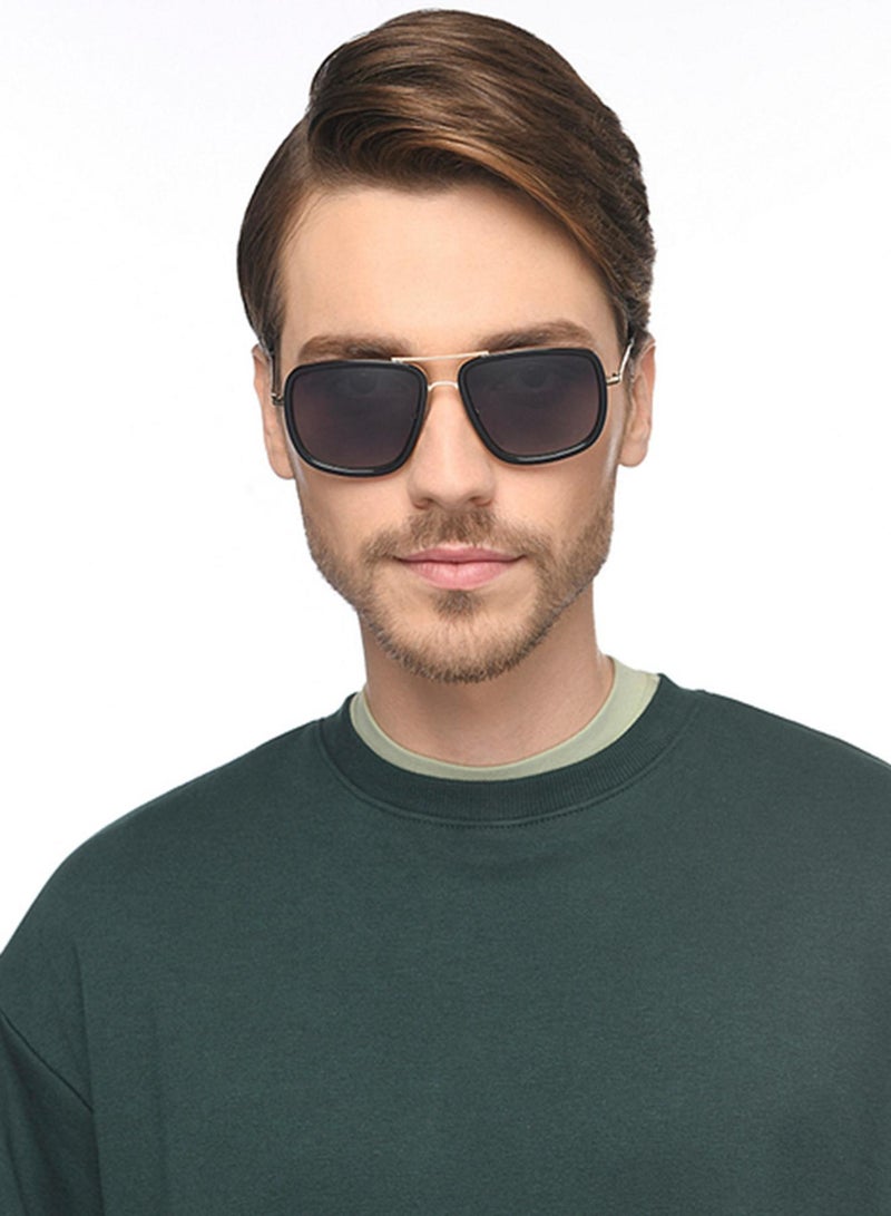 VINCENT CHASE Unisex Vincent Chase By Lenskart | Full Rim Square Branded Latest and Stylish Sunglasses | Polarized and 100% UV Protected | Men & Women | Large | VC S11748 - Image 3
