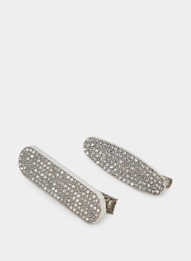 ستايلي عبوة من قطعتين - مشبك شعر مزين - Image 1