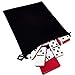 Marion Domino Double Six 6 Two Tone Red and White Tiles Jumbo Tournament Professional Size with Spinners in Black Elegant Velvet Bag - Image 2