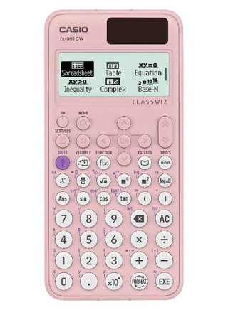 ClassWiz Standard Scientific Calculators Pink