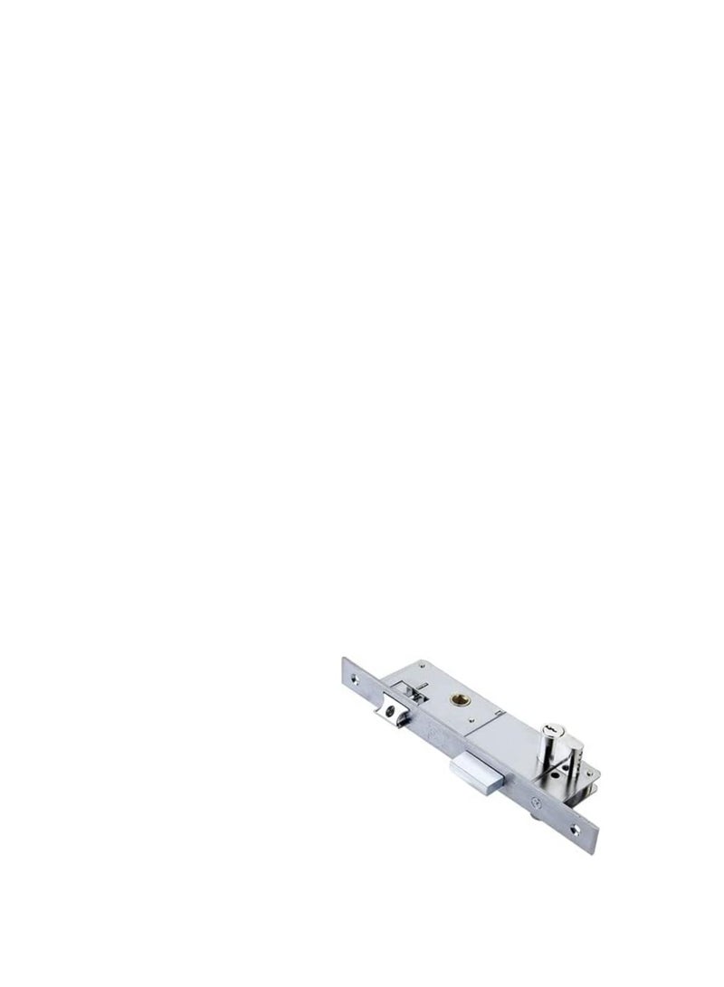 AQSON ALUMINIUM DOOR HANDLE BLACK WITH 20MM LOCK BODY - Image 2