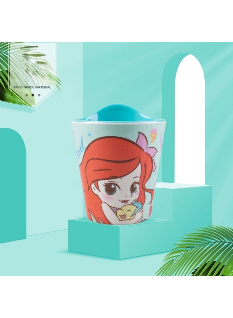 Disney Ariel Kids Melamine Cup – Little Mermaid Cartoon Design, Food Grade BPA-Free, Durable Drinking Cup for Children - Image 4