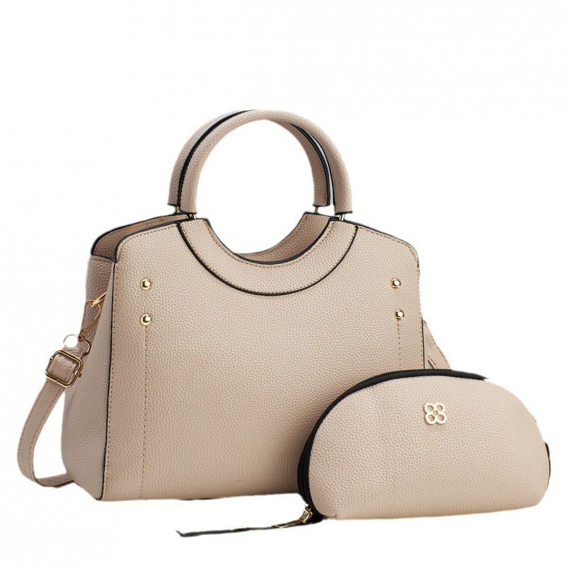 Women's PU Shoulder Bag 2-Piece Set Tote Crossbody - Image 5