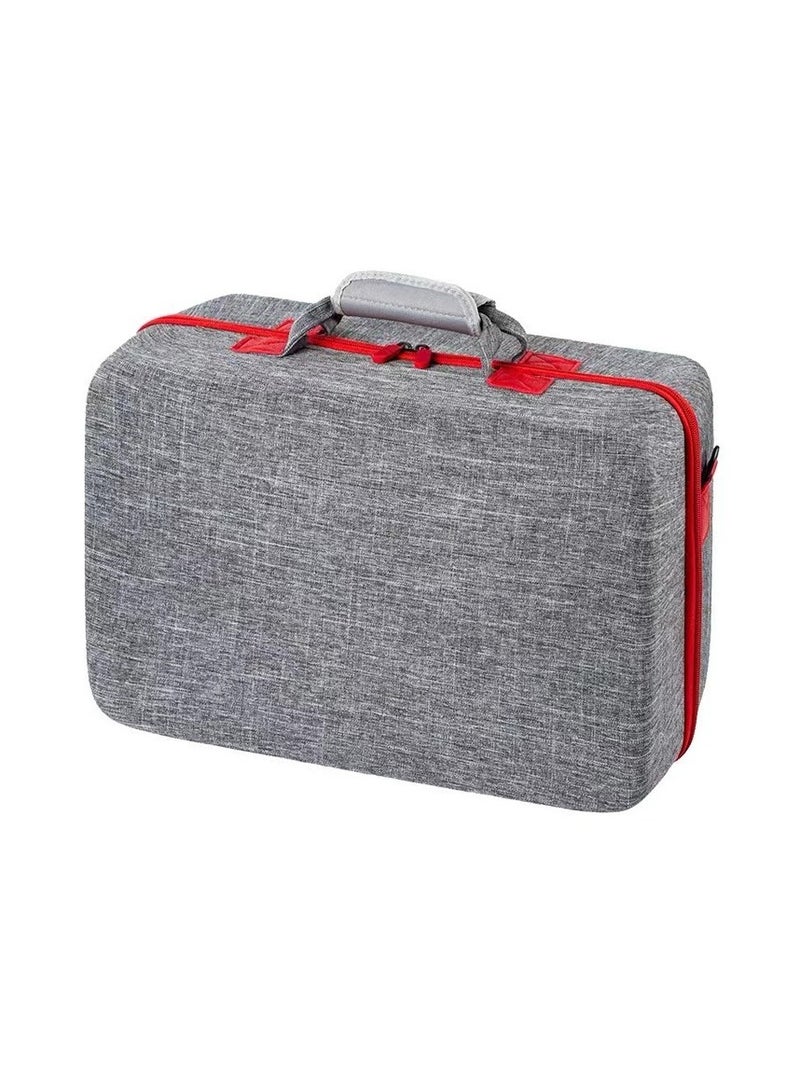 PS5 Storage Bag, PS5 Suitcase, PS5 Travel Bag, PS5 Travel Bag Waterproof Shoulder Bag Playstation 5 with storage compartments on both sides - Image 1