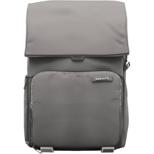 BREVITE - The Runner - Compact Camera Backpacks for Photographers - A Minimalist & Travel-friendly Photography Backpack Compatible With Both Laptop & DSLR Accessories 18L (Charcoal Gray) - Image 1