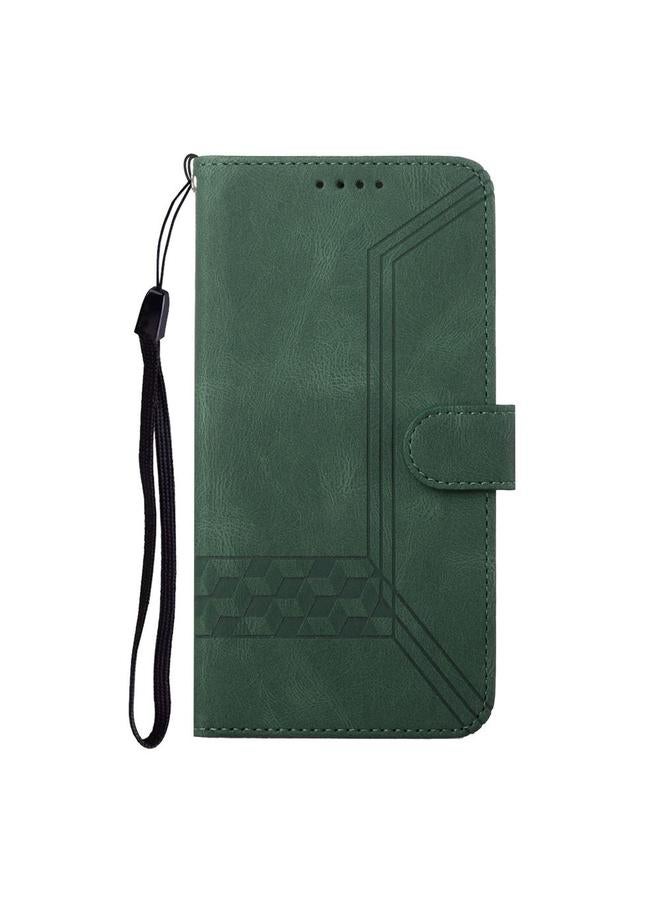 S-TOP Case For OPPO Reno5 4G / 5G / Find X3 Lite Cubic Skin Feel Flip Leather Phone Case - Image 3