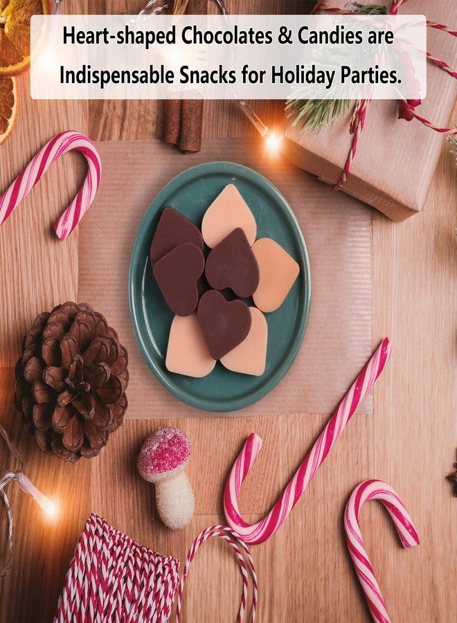 Amyandone Heart Silicone Molds, 63 Large Heart Chocolate Mold for Baking Candy Gummy Jelly, Lovely Heart Shaped Chocolate Molds, Heart Candy Mold for Birthday & Valentine's Day Gifts for Women Men Lovers - Image 2