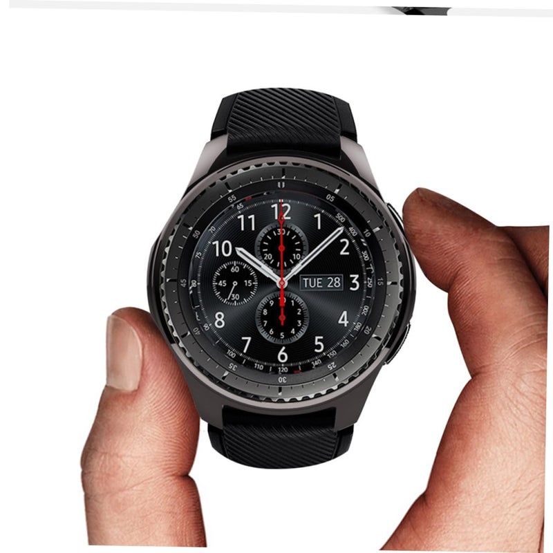 Gray TPU Protective Case Cover For Gear Watch Shock Resistant Soft Frame - Image 5